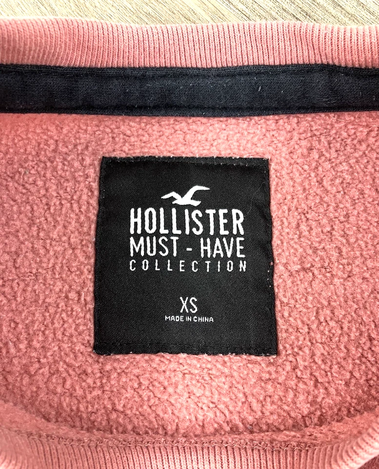 Hollister Y2K должен иметь коллекции пуловер толстовка размер XS розовато-лиловый - Изображение 3 из 4