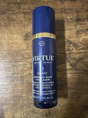 1 pc VIRTUE Correct Overight Scalp & Hair Elxir 50mL 1.7 fl oz liq