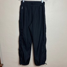 Obermeyer Ski Pants Mens Small Black Full Side Zip Insulated Snow Skiing
