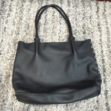 Hammitt Oliver Zip Black Pebbled leather Tote...