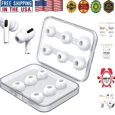 12 Luxury Silicone Replacement Ear Tips for AirPods Pro with Storage Box S/M/L