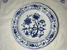 Kahla Zwiebelmuster Porzellan Essteller Suppenteller Teller 23,5 cm Tiefe 4 cm