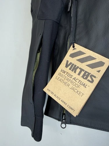 VIKTOS Actual WP Leather Jacket Men's Small Waterproof Tactical Carry Pockets image 3