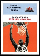 Stephen Jackson 2001-02 Fleer Platinum #160 San Antonio Spurs