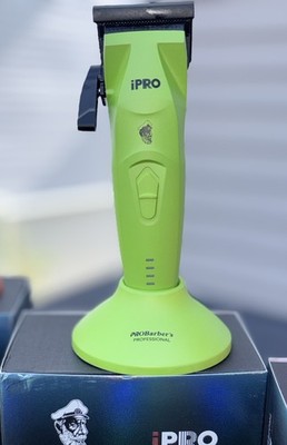 Pro Barbers Cordless Clipper Green  Rechargeable Model s8193 New