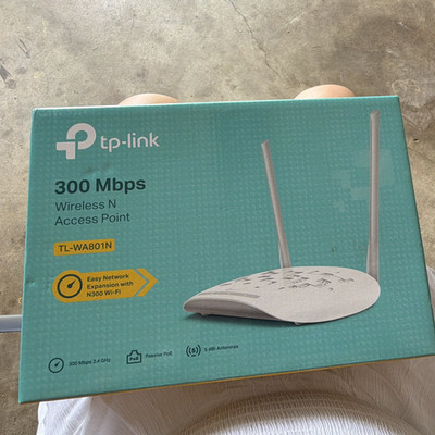 TP-LINK TL-WA801N Wireless N Access Point 300 Mbps, 100 Mbps LAN, White
