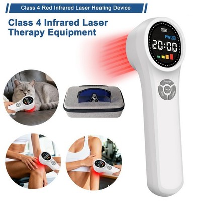 980nm Cold Laser Therapy Device 1760mW Red Light Treatment Human/Pets Pain 