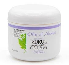Hawaiian Kukui Moisturizing Cream Paradise Fragrance by Oils of Aloha 4oz.