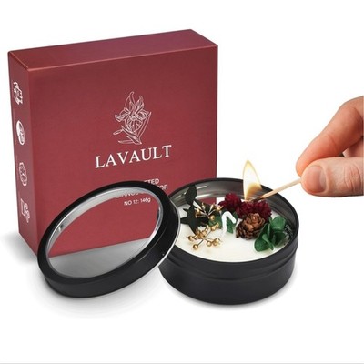 Lavault handcrafted ambience creator Soy Candle orange