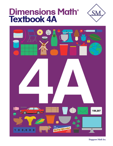 Singapore Math - Dimensions Math Textbook 4A - Foto 1 di 1