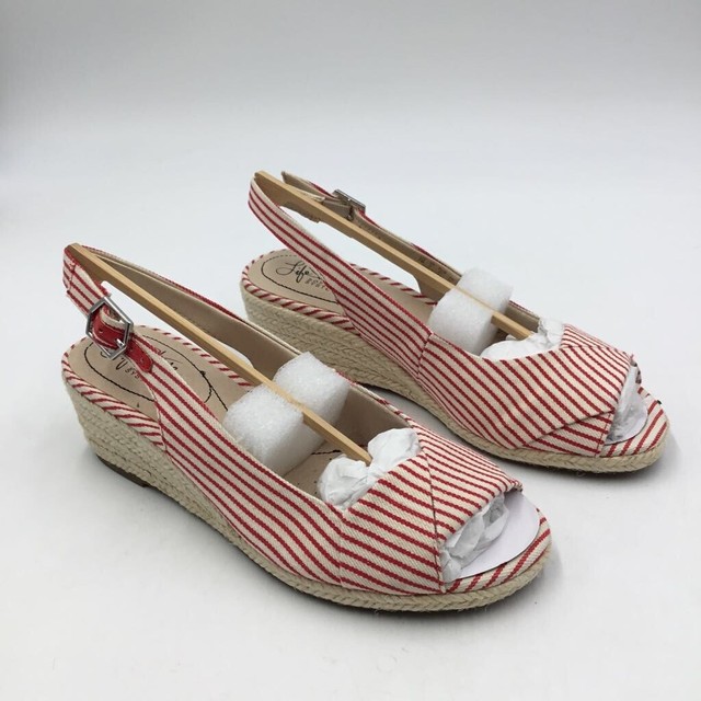 lifestride socialite espadrille wedge sandal