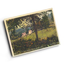 A6 PRINT - Vintage Devon - A View towards Cathole, Uplyme (b)