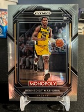 2022-23 Prizm Monopoly Bennedict  Mathurin #36 Base Rookie Card RC Pacers