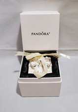PANDORA Gift Box Ornament 2016 Porcelain with Charm Pouch Gift Box New