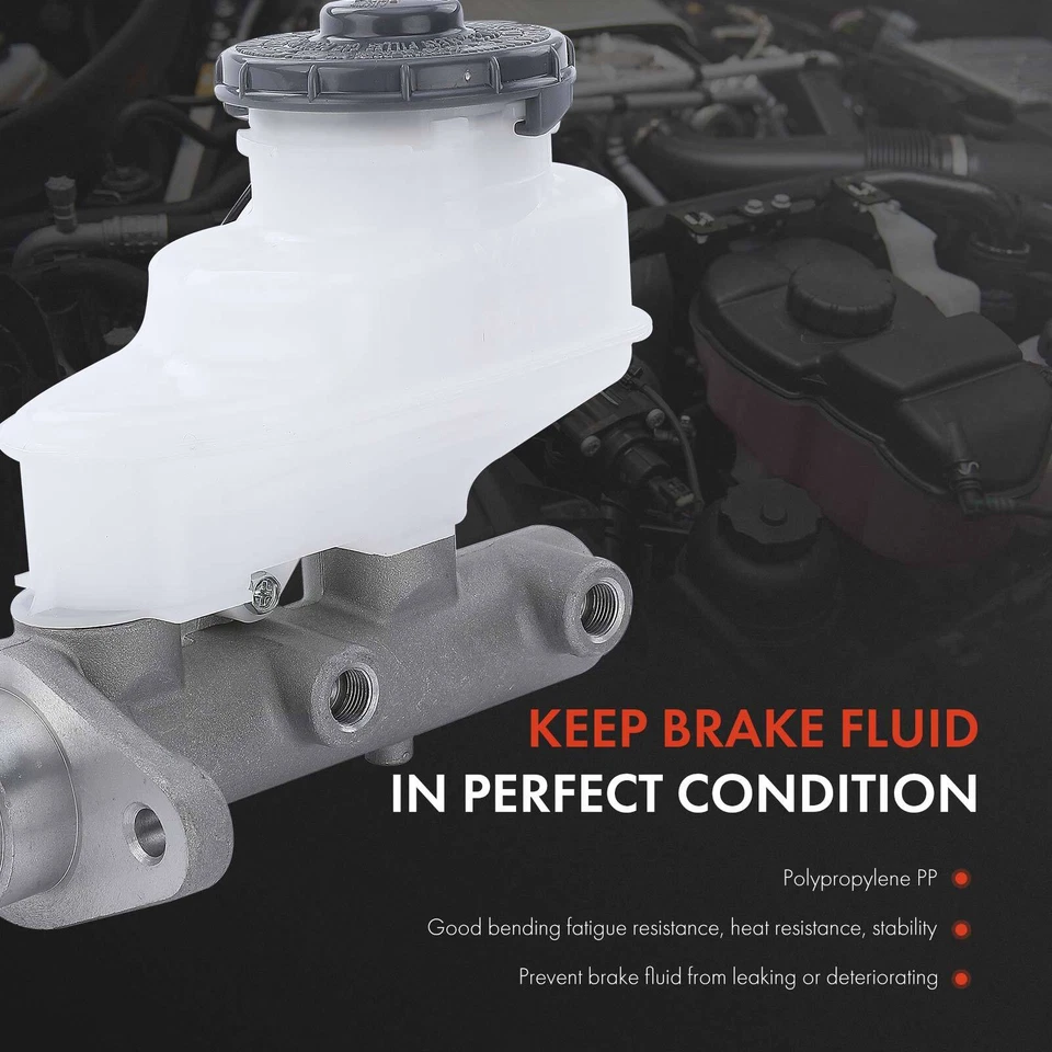 Brake Master Cylinder w/ Reservoir & Sensor for Honda Accord 2001-2002 Acura CL - Image 3 of 4