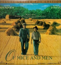 OF MICE  MEN DELUXE LETTER BOX EDITION LASERDISC NEW  SEALED