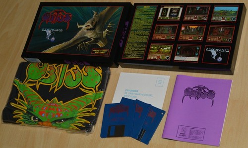 OBITUS + ORIGINAL T-SHIRT von Psygnosis ~ Commodore Amiga ~ LARGE BOXED ~ ENGLISCH - Bild 2 von 2