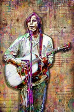 Jackson Browne Poster, Jackson Browne Tribute Fine Art FREE SHIPPING US