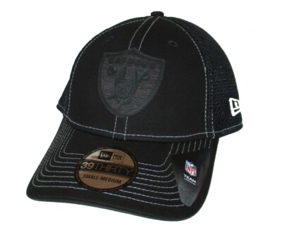 Las Vegas Raiders New Era 39THIRTY Flex Fit Silicone Logo Neo Hat Cap