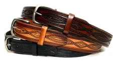 MEN'S GENUINE LEATHER BELT. CASUAL OR WORK BELT DRESS BELT, WESTERN STYLE BELT