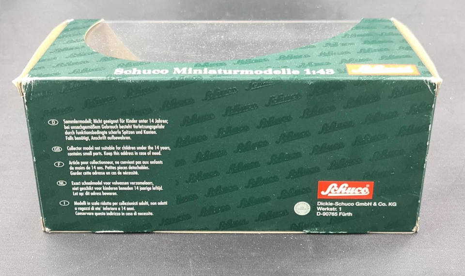 Vintage SCHUCO UNIMOG 401 scale 1/43 green/red wheels/grey tend NOS - Image 2 of 4