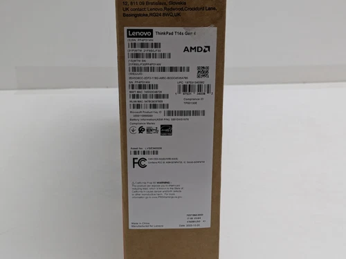 Lenovo ThinkPad T14s 4th Gen AMD G4 Ryzen 7 7840U 32GB 512GB 14 WUXGA Touch W11P - Picture 3 of 15
