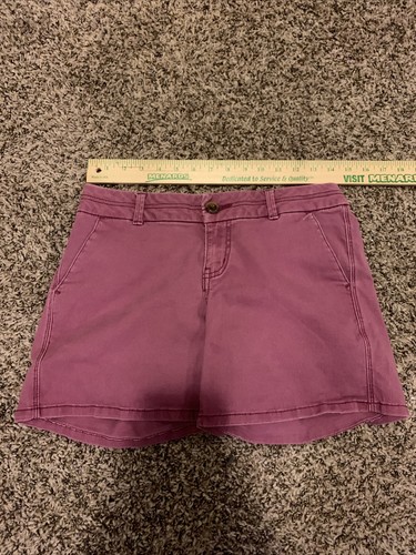 Maurices Pink Khaki Cargo Shorts Size 1 