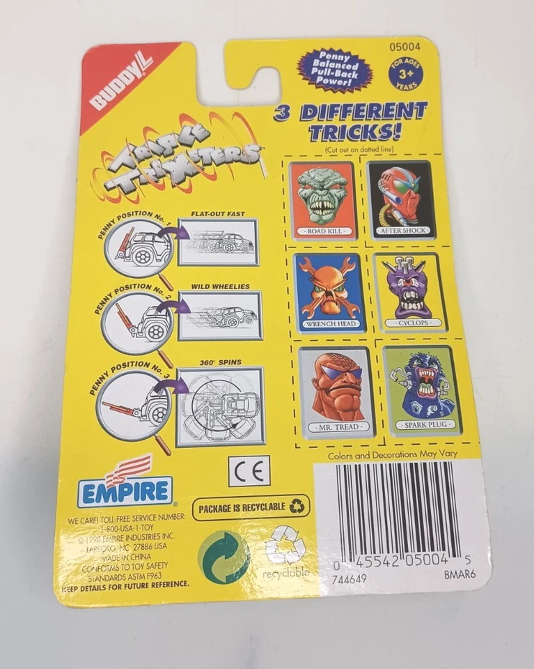 Coche de truco Buddy L Triple Trixsters gris SUV de colección ¡Nuevo! Foto 2 de 2