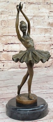 Miguel Lopez (Milo) Artwork: Genuine Bronze Prima Ballerina, Home Office Grift