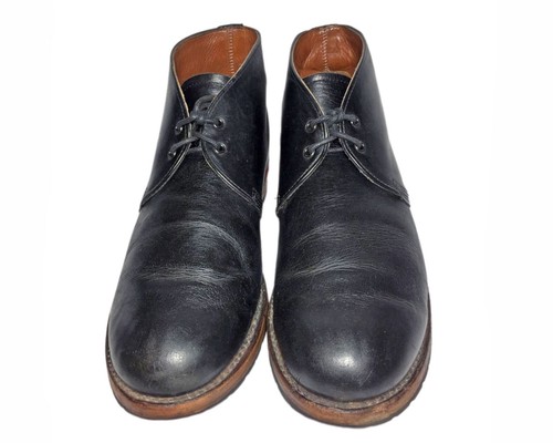 chukka work boots black