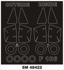 Montex SM48422 F-106 Delta Dart 1/48 mask