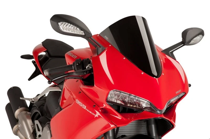 Puig Pare-brise Racing Ducati Panigale 1299S 15-17 Noir, Référence 7621N - Photo 1/1