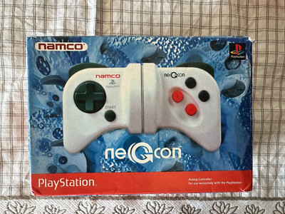 Namco NeGcon Controller Sony PlayStation 1 PS1 PSX PS2 NPC-101 PAL OVP CIB