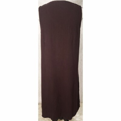 women's leather midi dress Faux Leather Midi Tank Dress