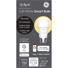 Brand New C by GE Soft White Smart Light Bulb LED A19 Google Amazon Alexa