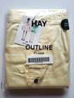 Hay Outline NWT Pyjama Shorts M/L Pajama Soft Yellow