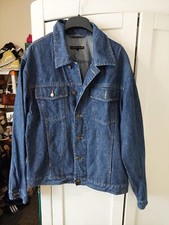 Geoffrey Beene 100% Jeans Jacket Uk L New Not Been Worn