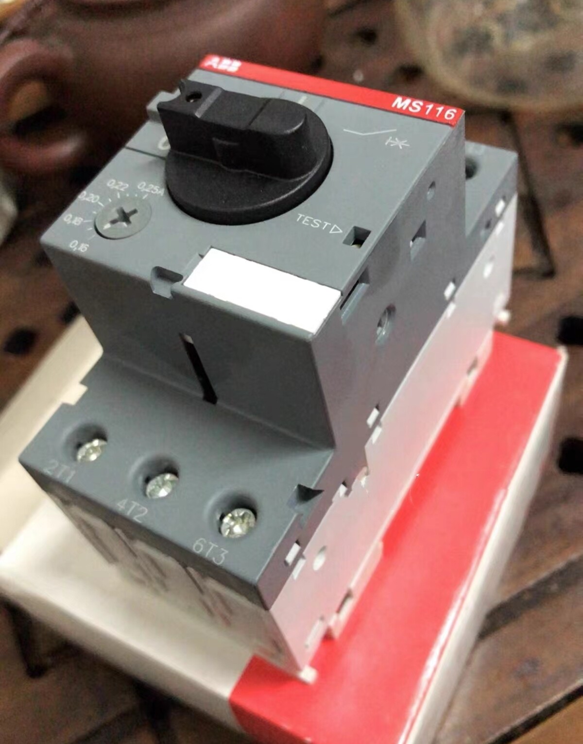 1pc ABB MS116-0.25 (0.16-0.25A) Motor Starter