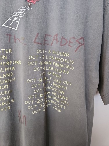 Vintage Korn Family Values 1998 Follow The Leader Tour XL Shirt Daten/Städte - Bild 7 von 9