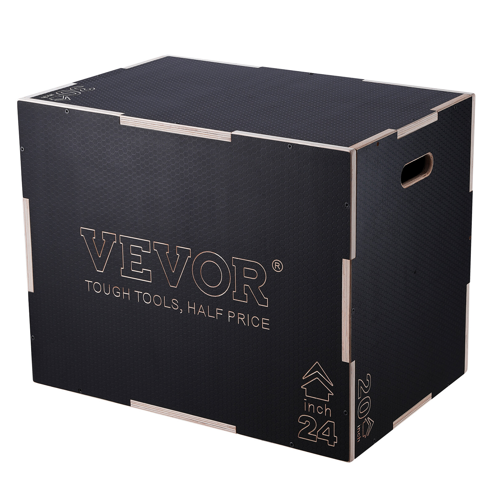 Boîte à saut VEVOR 3-en-1 avec renforts internes pour fitness