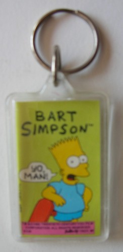 Set 5 Portachiavi THE SIMPSONS Lucite Nuovi - Foto 6 di 12