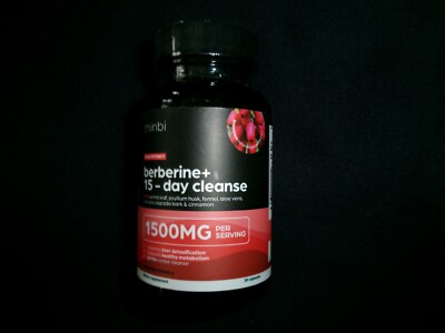 High Potency Colon Cleanse Berberine Supplement 15-Day Advanced Detox EXP 10/27