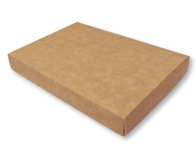 50 KRAFT A6 GIFT BOX GREETING CARD SHOWER JEWELLERY PHOTOGRAPHS, PHOTOS