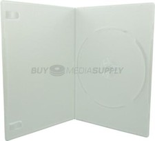 7mm Slimline White 1 Disc DVD Case Lot