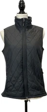 L.L. Bean Women's Medium Black Quilted Vest