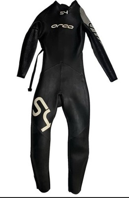 Orca full wetsuit men size 5 black neoprene triathlon swim surf suit long sleeve