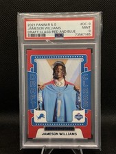 2022 Panini R & S - Draft Class #DC-9 Jameson Williams (RC) Red and Blue #/15