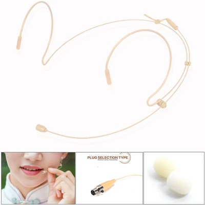 Headset Mikrofon Kopfbügelmikrofon Mini XLR 4 Pin TA4F für kabelloses System U