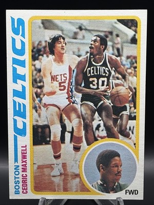 1978 Topps Basketball Card Cedric Maxwell #128 RC Boston Celtics