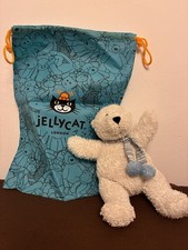Jellycat Bunglie Tot Jingly Polar Bear Christmas Bear Retired Rare Vintage